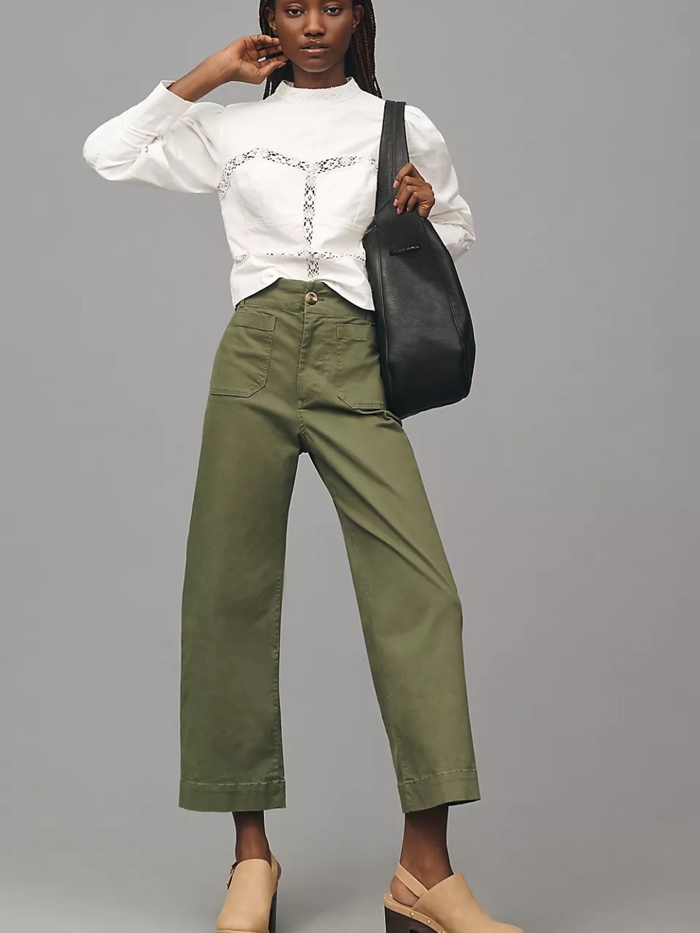 Maeve Colette Wide-Leg Pants